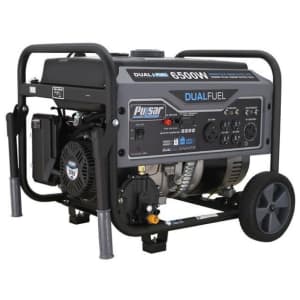 Pulsar 5,500W Dual Fuel Portable Generator for $514 Pulsar 5,500W Dual Fuel Portable Generator for $514