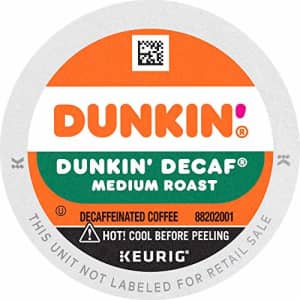 Dunkin Donuts Dunkin' Decaf Medium Roast Coffee, 60 K Cups for Keurig Coffee Makers (Packaging May Vary) for $45 Dunkin Donuts Dunkin' Decaf Medium Roast Coffee, 60 K Cups for Keurig Coffee Makers (Packaging May Vary) for $45