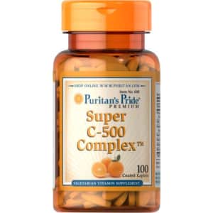 Puritan's Pride Vitamin C-500 Complex-100 Coated Caplets for $15 Puritan's Pride Vitamin C-500 Complex-100 Coated Caplets for $15