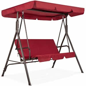 Best Choice Products 3-Person Outdoor Patio Swing Chair, Hanging Glider Porch Bench for Garden, for $231