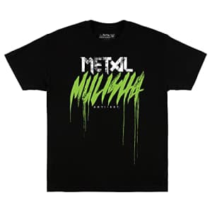 Metal Mulisha Men's Brush Drip T-Shirt, Black, Medium for $28