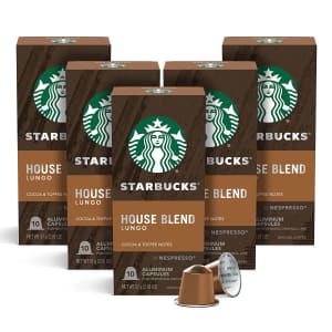 Starbucks for Nespresso House Blend 50-Pack for $24