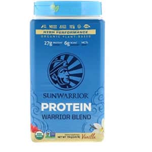 Sunwarrior Warrior Blend - Organic Vegan Plant Protein Powder with BCAAs and Pea Protein - Dairy for $45