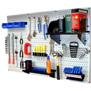 Wall Control 48" Galvanized Steel Pegboard Tool Organizer for $100 Wall Control 48" Galvanized Steel Pegboard Tool Organizer for $100
