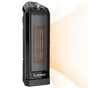 Lasko CT16450 Small Portable 1500W Oscillating Electric Ceramic Space Heater with Manual Thermostat for $47