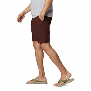 Columbia Men's Flex ROC Comfort Stretch Casual Shorts, Red Lodge, 44x10 for $31