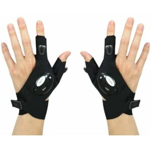 FomaTrade LED Fingerless Gloves for $8 FomaTrade LED Fingerless Gloves for $8