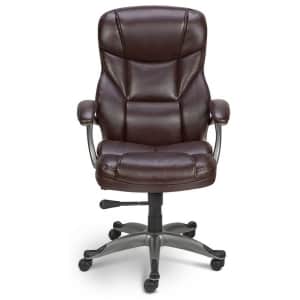 Quill Osgood High-Back Bonded Leather Manager Chair for $125 Quill Osgood High-Back Bonded Leather Manager Chair for $125