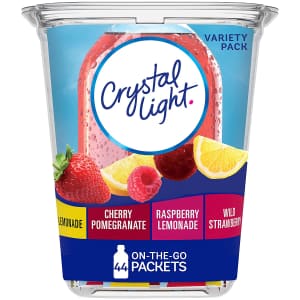 Crystal Light Drink Mix Variety 44-Pack for $4.97 via Sub & Save Crystal Light Drink Mix Variety 44-Pack for $4.97 via Sub & Save