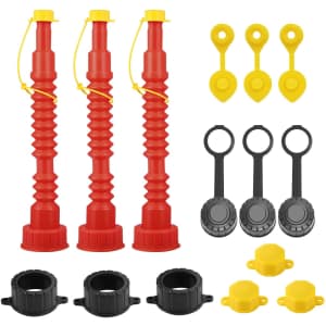 Eonlion Gas Can Replacement Spout Kit 3-Pack for $19 Eonlion Gas Can Replacement Spout Kit 3-Pack for $19