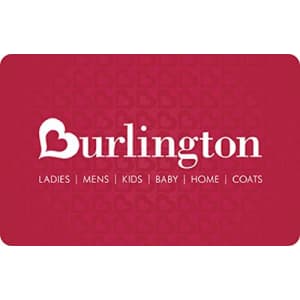 $30 Burlington Coat Factory Gift Card at PayPal: for $25 at checkout