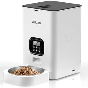 Voluas 4L Automatic Pet Feeder for $60