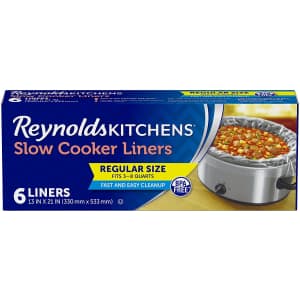 Reynolds Kitchens 6-Count Premium Slow Cooker Liners for $2 Reynolds Kitchens 6-Count Premium Slow Cooker Liners for $2