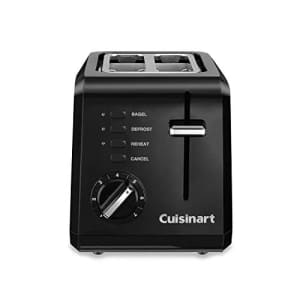 Cuisinart Compact 2-Slice Toaster - CPT-122 - Black (Renewed) for $27