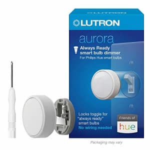 Lutron Aurora Smart Bulb Dimmer Switch with Screwdriver | for Philips Hue Smart Bulbs | for $41