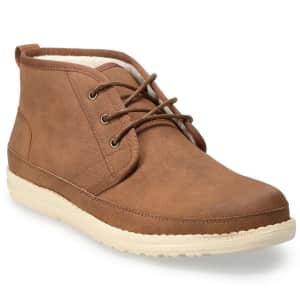 Sonoma Goods For Life Men's Ryann Chukka Boots for $12