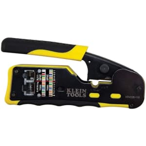 Klein Tools Pass-Thru Modular Wire Crimper/Stripper/Cutter for $40