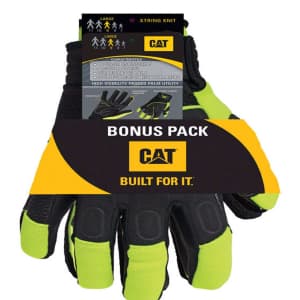 CAT Men's High-Vis Mechanics Gloves 2-Pairs for $10 CAT Men's High-Vis Mechanics Gloves 2-Pairs for $10