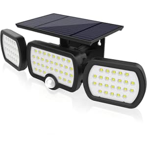 Jesled Solar LED Motion Sensor Flood Light for $27