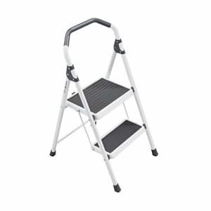 Gorilla Ladders GLS-2-2 2-Step Steel Lightweight Step Stool Ladder 225 lbs. Load Capacity Type II for $43