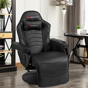 Ergonomic High Back Massage Gaming Chair with Pillow for $285 Ergonomic High Back Massage Gaming Chair with Pillow for $285