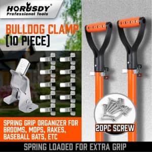 Horusdy Bulldog Clamp 10-Pack for $10