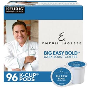 Emeril Big Easy Bold, Single-Serve Keurig K-Cup Pods, Dark Roast Coffee Pods, 96 Count for $69