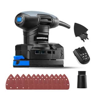 Hammerhead 1.4-Amp Multi-Function Detail Sander with 12pcs Sandpaper, Dust Collection System, and for $22 Hammerhead 1.4-Amp Multi-Function Detail Sander with 12pcs Sandpaper, Dust Collection System, and for $22