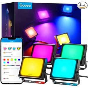 Govee LED Smart RGBIC Stage Light 4-Pack for $100