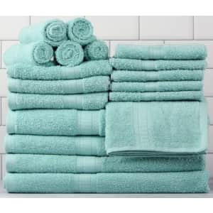 Mainstays Mainstrays Basic Bath Collection 18-Pc. Towel Set for $25 Mainstays Mainstrays Basic Bath Collection 18-Pc. Towel Set for $25