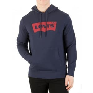 Levi's Men's Fleece Logo Athletic Hoodie for $25