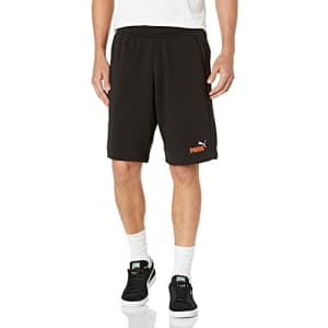 PUMA Men's Essentials+ 10" Shorts, Black, S for $30