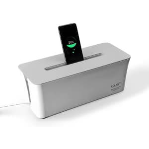 Loukin Cable Management Box w/ Phone Stand for $19 Loukin Cable Management Box w/ Phone Stand for $19