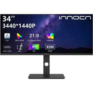 INNOCN 34" 21:9 Ultrawide 75Hz IPS LED Monitor for $450