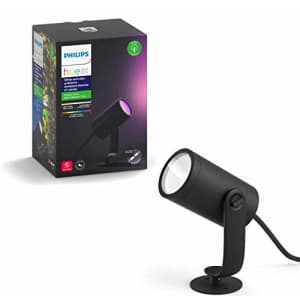 Philips Hue Lily White & Color Outdoor Smart Spot light Extension (Hue Hub & Power Source for $93