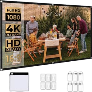 Wewatch 100" Projector Screen for $10