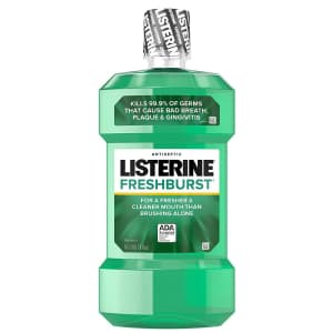 Listerine Freshburst Antiseptic Mouthwash 1L Bottle for $5.34 via Sub & Save