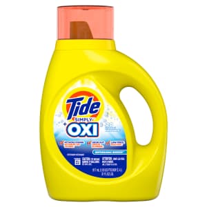 Tide Simply + Oxi 31-oz. Liquid Laundry Detergent for $2 Tide Simply + Oxi 31-oz. Liquid Laundry Detergent for $2