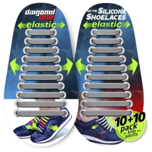 Diagonal One No Tie Shoelaces for $8 Diagonal One No Tie Shoelaces for $8