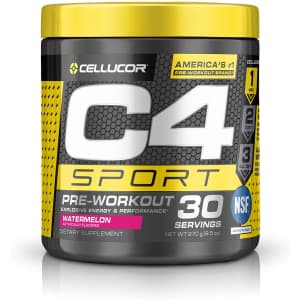 C4 Sport Pre Workout Powder Watermelon 30 Servings for $11 via Sub & Save C4 Sport Pre Workout Powder Watermelon 30 Servings for $11 via Sub & Save