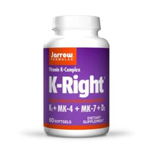 Jarrow Formulas K-Right - 60 Softgels - Bone & Cardiovascular Health Support - Contains Vitamin D3 for $30