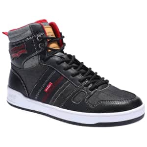 Levi's Men's 521 High-Top Sneakers for $35 Levi's Men's 521 High-Top Sneakers for $35