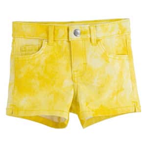 Levi's Girls' Denim Shorty Shorts, Golden Haze, 5 for $8