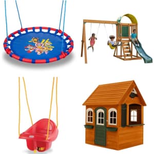 Swings and Playhouses at Walmart: from $15
