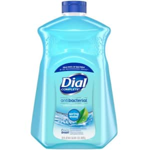 Dial Complete Antibacterial Liquid Hand Soap 52-oz. Refill for $5