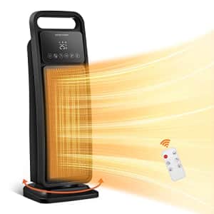 Space Heater for Indoor Use - Air Choice 3s Fast-heating 1500W/1000W Portable Quiet 60 Oscillating for $80