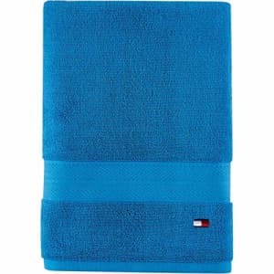 Tommy Hilfiger 100% Cotton Modern American Bath Towel, 30 x 54 inch, Swedish Blue for $35 Tommy Hilfiger 100% Cotton Modern American Bath Towel, 30 x 54 inch, Swedish Blue for $35