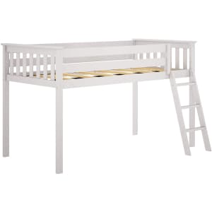 Max & Lily Solid Wood Twin-Size Low Loft Bed for $224 Max & Lily Solid Wood Twin-Size Low Loft Bed for $224