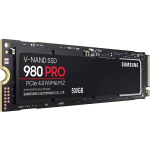 Samsung 980 Pro 500GB PCIe 4.0 NVMe M.2 Internal SSD for $110