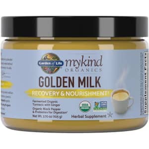 Garden of Life mykind Organics Golden Milk Recovery & Nourishment Powder for $9.43 via Sub & Save